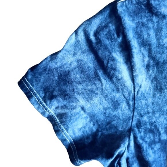 Marvel Eternals T-Shirt Mens Size Medium Blue Acid Wash Graphic Short Sleeve - Picture 6 of 11